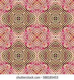 Abstract color xylography background. The protective layer for banknotes, diplomas and certificates. Vector illustration