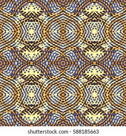 Abstract color xylography background. The protective layer for banknotes, diplomas and certificates. Vector illustration