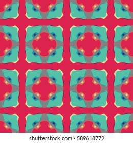 Abstract color xylography background. The protective layer for banknotes, diplomas and certificates. Vector illustration