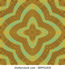 Abstract color xylography background. The protective layer for banknotes, diplomas and certificates. Vector illustration