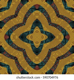 Abstract color xylography background. The protective layer for banknotes, diplomas and certificates. Vector illustration