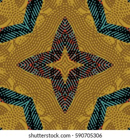 Abstract color xylography background. The protective layer for banknotes, diplomas and certificates. Vector illustration