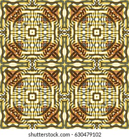 Abstract color xylography background. The protective layer for banknotes, diplomas and certificates. Vector illustration