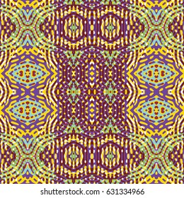 Abstract color xylography background. The protective layer for banknotes, diplomas and certificates. Vector illustration