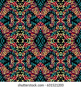 Abstract color xylography background. The protective layer for banknotes, diplomas and certificates. Vector illustration