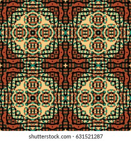 Abstract color xylography background. The protective layer for banknotes, diplomas and certificates. Vector illustration