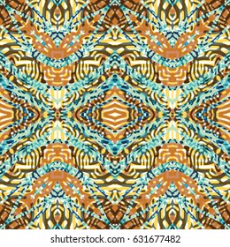 Abstract color xylography background. The protective layer for banknotes, diplomas and certificates. Vector illustration