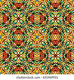 Abstract color xylography background. The protective layer for banknotes, diplomas and certificates. Vector illustration