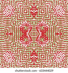 Abstract color xylography background. The protective layer for banknotes, diplomas and certificates. Vector illustration