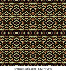 Abstract color xylography background. The protective layer for banknotes, diplomas and certificates. Vector illustration