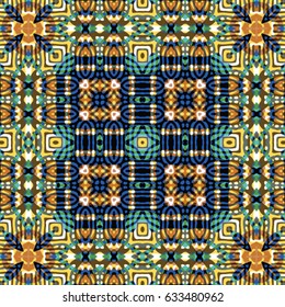 Abstract color xylography background. The protective layer for banknotes, diplomas and certificates. Vector illustration