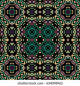Abstract color xylography background. The protective layer for banknotes, diplomas and certificates. Vector illustration