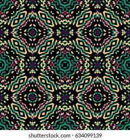 Abstract color xylography background. The protective layer for banknotes, diplomas and certificates. Vector illustration