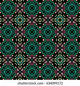 Abstract color xylography background. The protective layer for banknotes, diplomas and certificates. Vector illustration