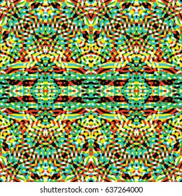 Abstract color xylography background. The protective layer for banknotes, diplomas and certificates. Vector illustration