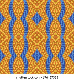 Abstract color xylography background. The protective layer for banknotes, diplomas and certificates. Vector illustration