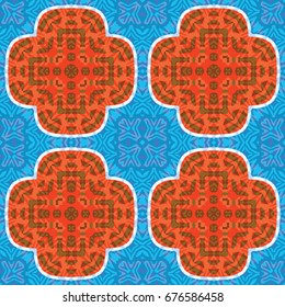 Abstract color xylography background. The protective layer for banknotes, diplomas and certificates. Vector illustration