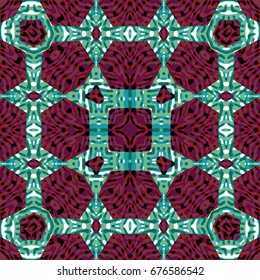 Abstract color xylography background. The protective layer for banknotes, diplomas and certificates. Vector illustration