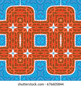 Abstract color xylography background. The protective layer for banknotes, diplomas and certificates. Vector illustration