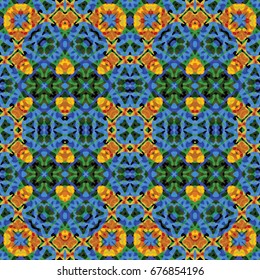 Abstract color xylography background. The protective layer for banknotes, diplomas and certificates. Vector illustration