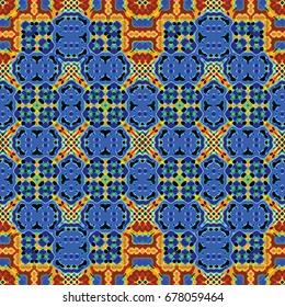 Abstract color xylography background. The protective layer for banknotes, diplomas and certificates. Vector illustration