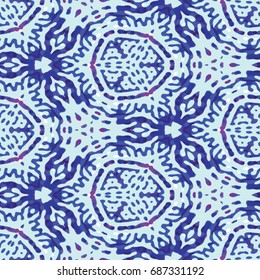 Abstract color xylography background. The protective layer for banknotes, diplomas and certificates. Vector illustration