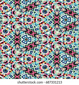 Abstract color xylography background. The protective layer for banknotes, diplomas and certificates. Vector illustration