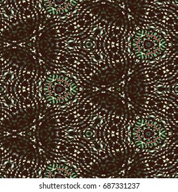 Abstract color xylography background. The protective layer for banknotes, diplomas and certificates. Vector illustration