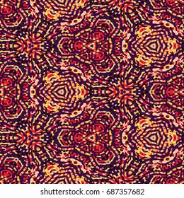 Abstract color xylography background. The protective layer for banknotes, diplomas and certificates. Vector illustration