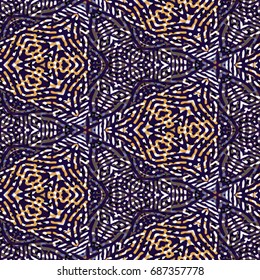 Abstract color xylography background. The protective layer for banknotes, diplomas and certificates. Vector illustration