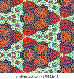 Abstract color xylography background. The protective layer for banknotes, diplomas and certificates. Vector illustration