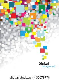 Abstract colored background.