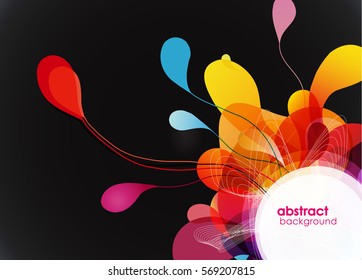 Abstract colored background.