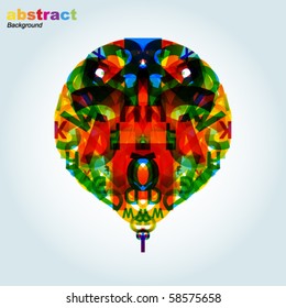 Abstract colored background.