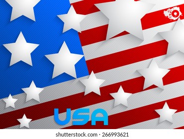 Abstract colored background of the American flag