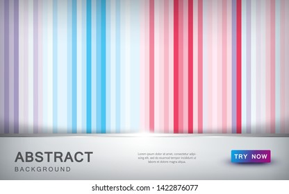 Abstract colored background with arrow overlap layer and light silver list decoration.