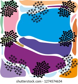 abstract colored background blue purple pink geometric