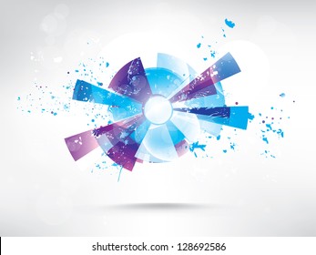 abstract colored background with circles