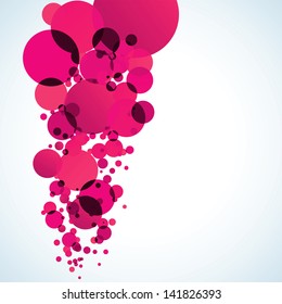 Abstract colored background with circles. EPS 8 vector file included