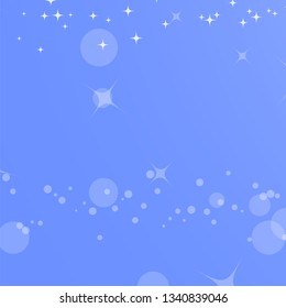 Abstract colored background with circles and stars. Suitable for design. Vector illustration