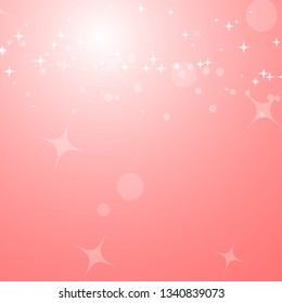 Abstract colored background with circles and stars. Suitable for design. Vector illustration