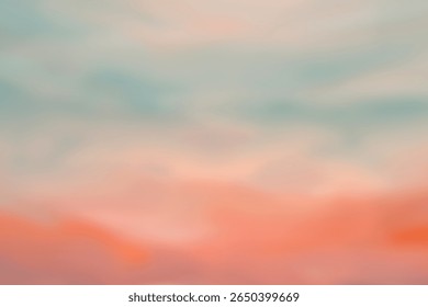 abstract colored background with cloudy sky at dusk