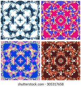 abstract colored background collection of retro style