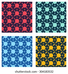 abstract colored background collection of vector illustration