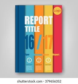 Abstract colored background for corporate business Annual Report book cover brochure flyer poster. Vector eps10