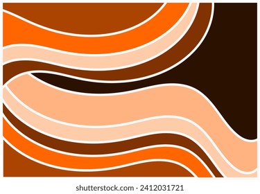 Abstract colored background in flat style