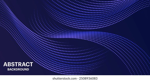 Abstract colored background with futuristic wave dots. modern Vector background with dynamic waves. sports poster vector background template. Eps 10