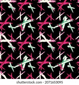 abstract colored background of graffiti beautiful polygons Bright geometric seamless pattern