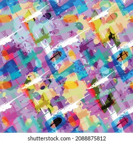 abstract colored background of graffiti beautiful polygons Bright geometric seamless pattern Quality vector illustration for your design