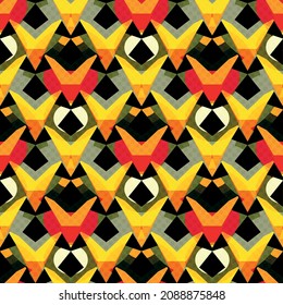 abstract colored background of graffiti beautiful polygons Bright geometric seamless pattern Quality vector illustration for your design